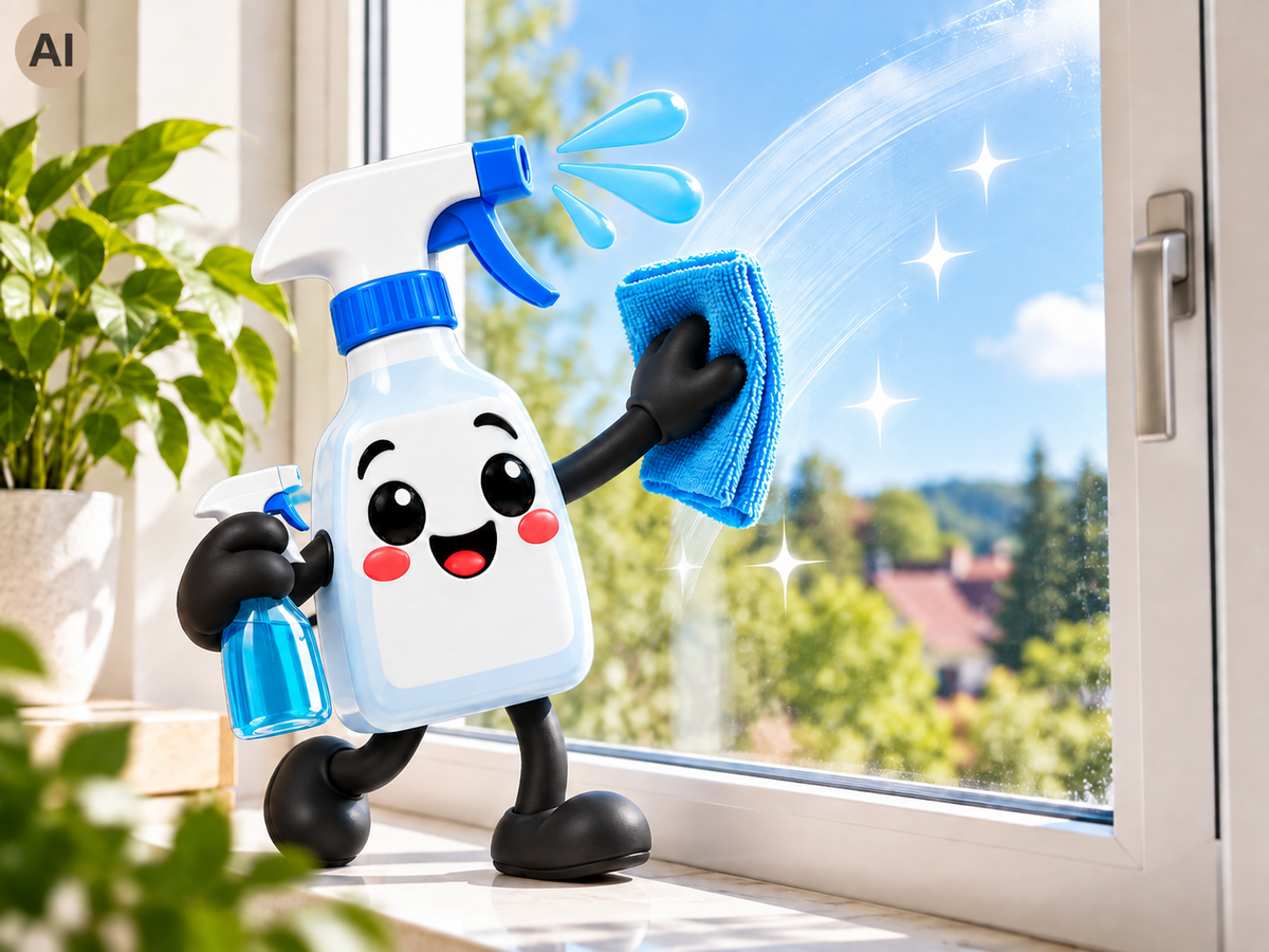 Fenster putzen ohne Streifen: So sparst du dir die zweite Runde