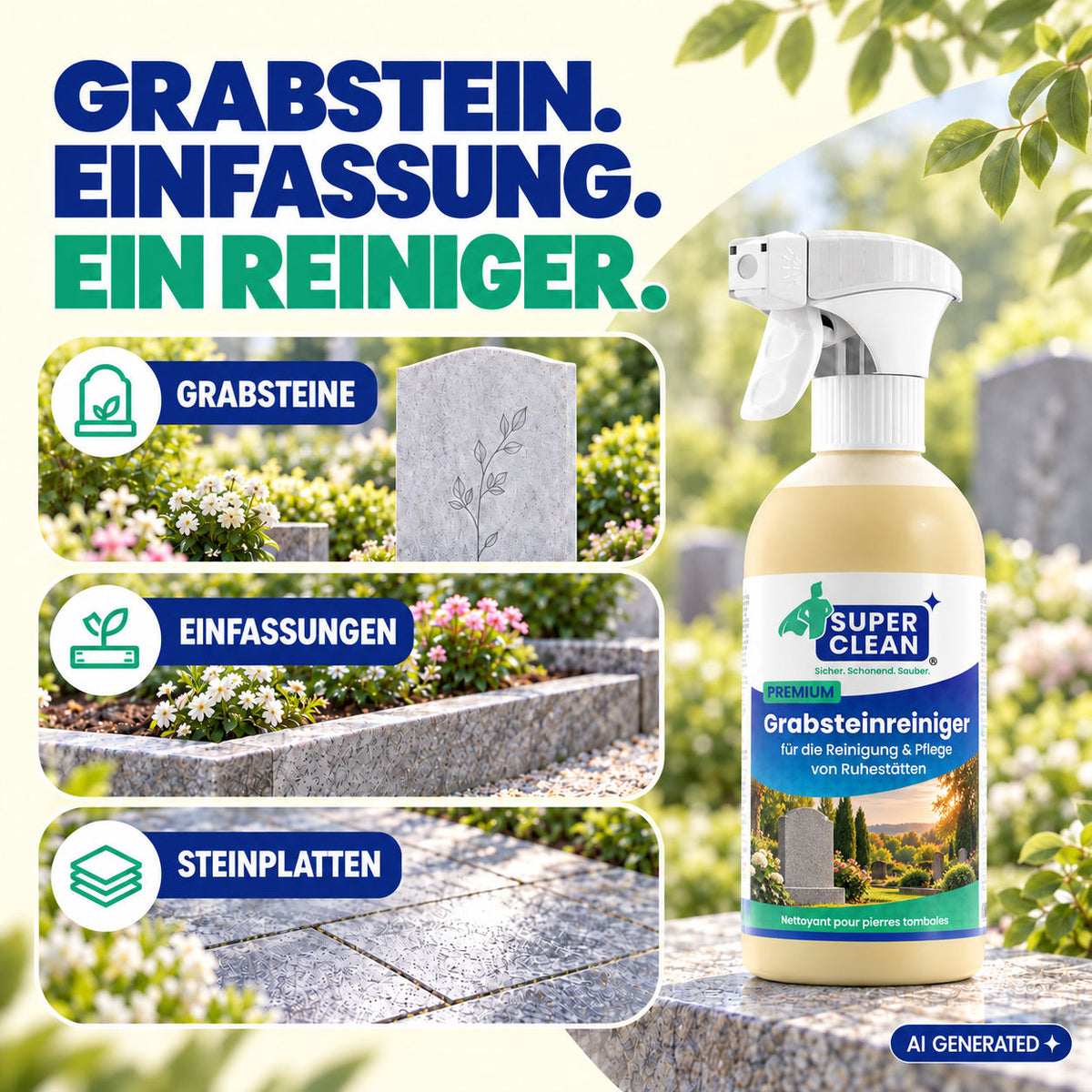 Grabsteinreiniger