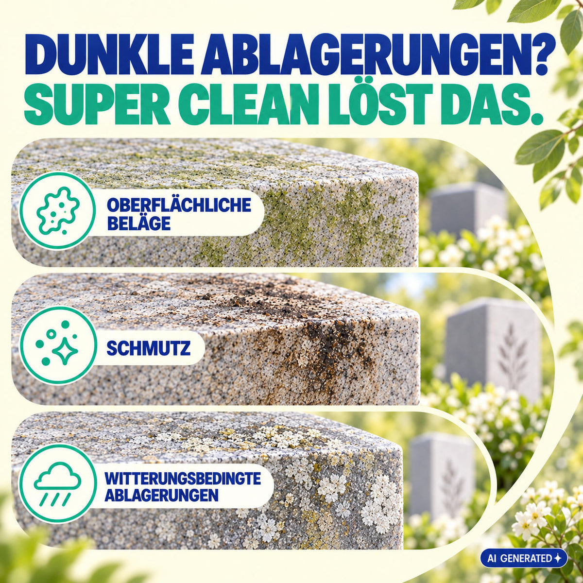 Grabsteinreiniger