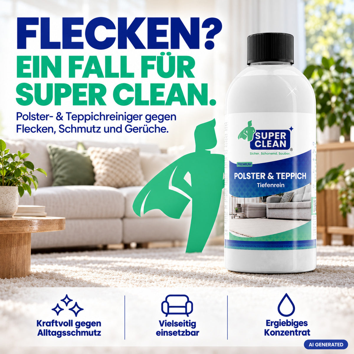 Polster & Teppich Tiefenreiniger