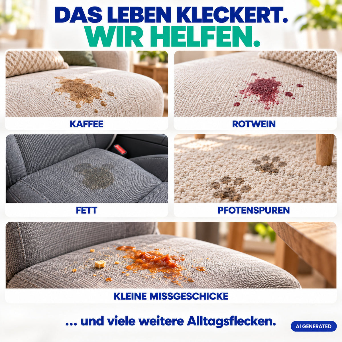 Polster & Teppich Tiefenreiniger