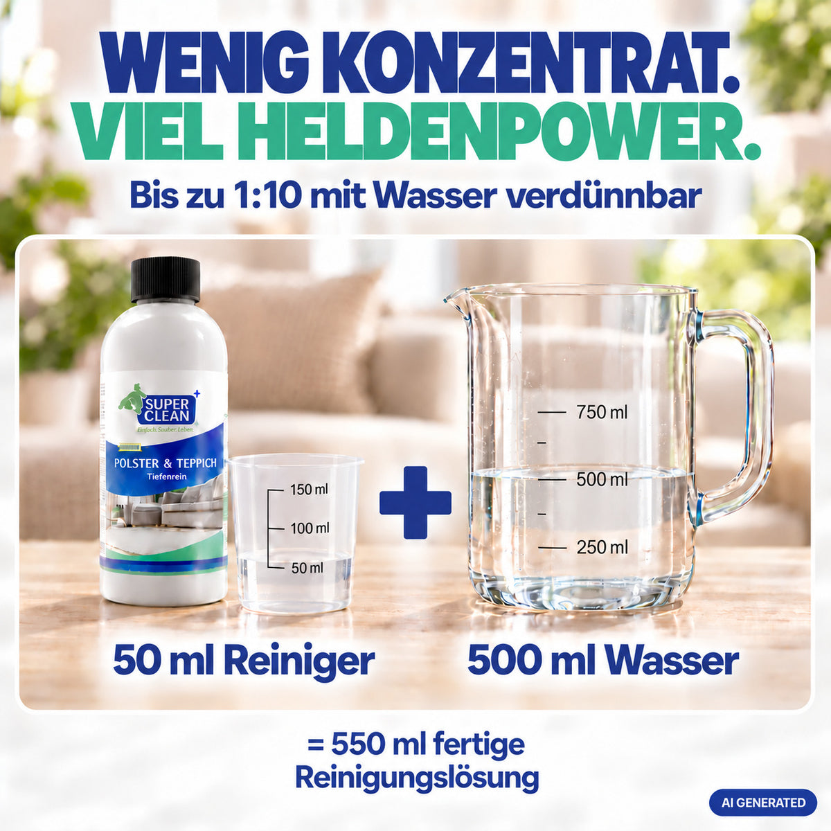 Polster & Teppich Tiefenreiniger