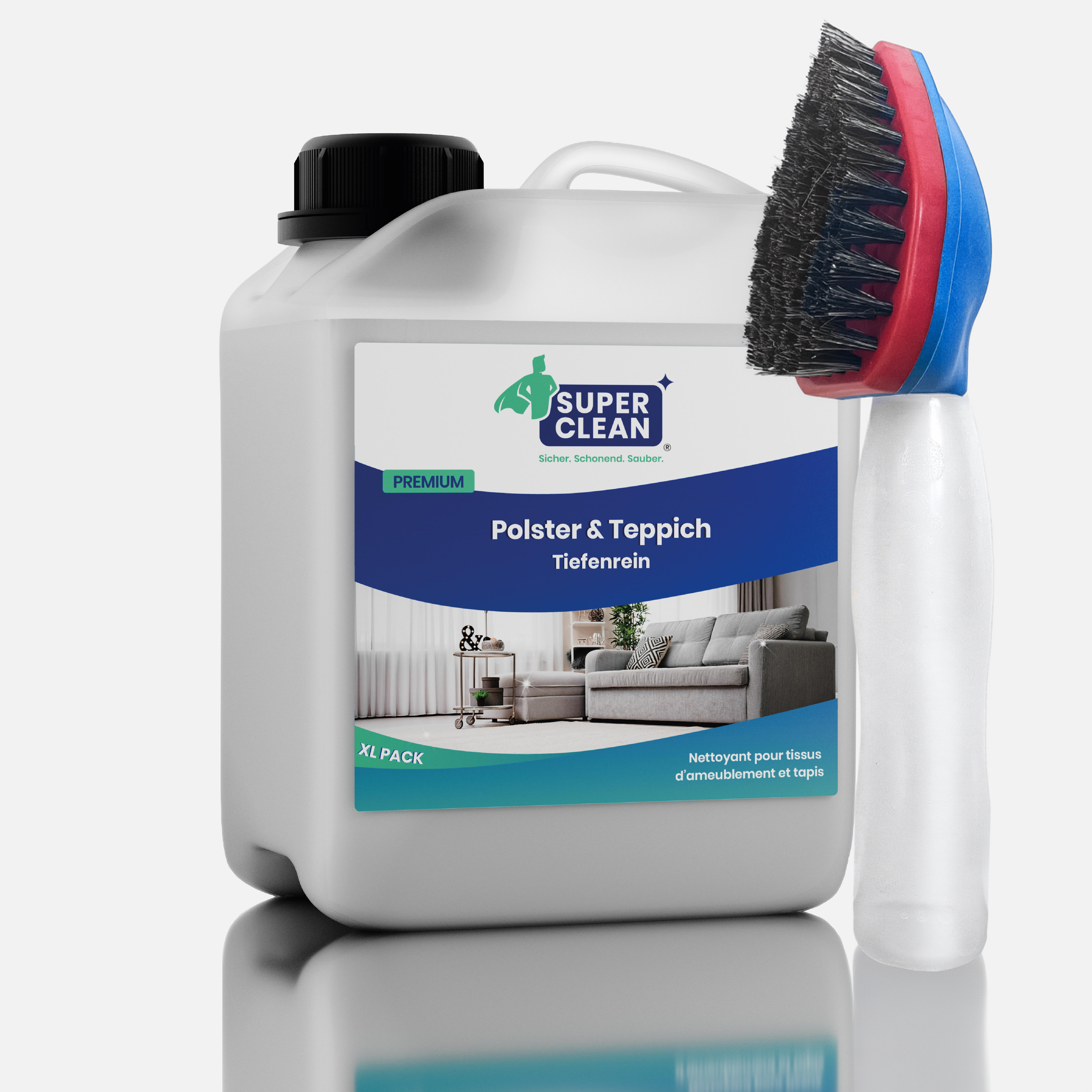 Nettoyant pour tissus d'ameublement et tapis 500 ml – Pour canapés, sièges auto et tapis